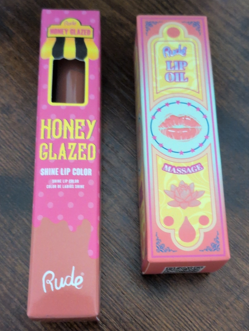 RUDE Honey Glazed Lip Oil 2 Colors